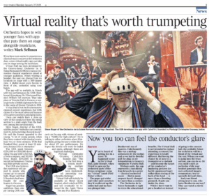 Virtual reality lets classical audiences inside the orchestra