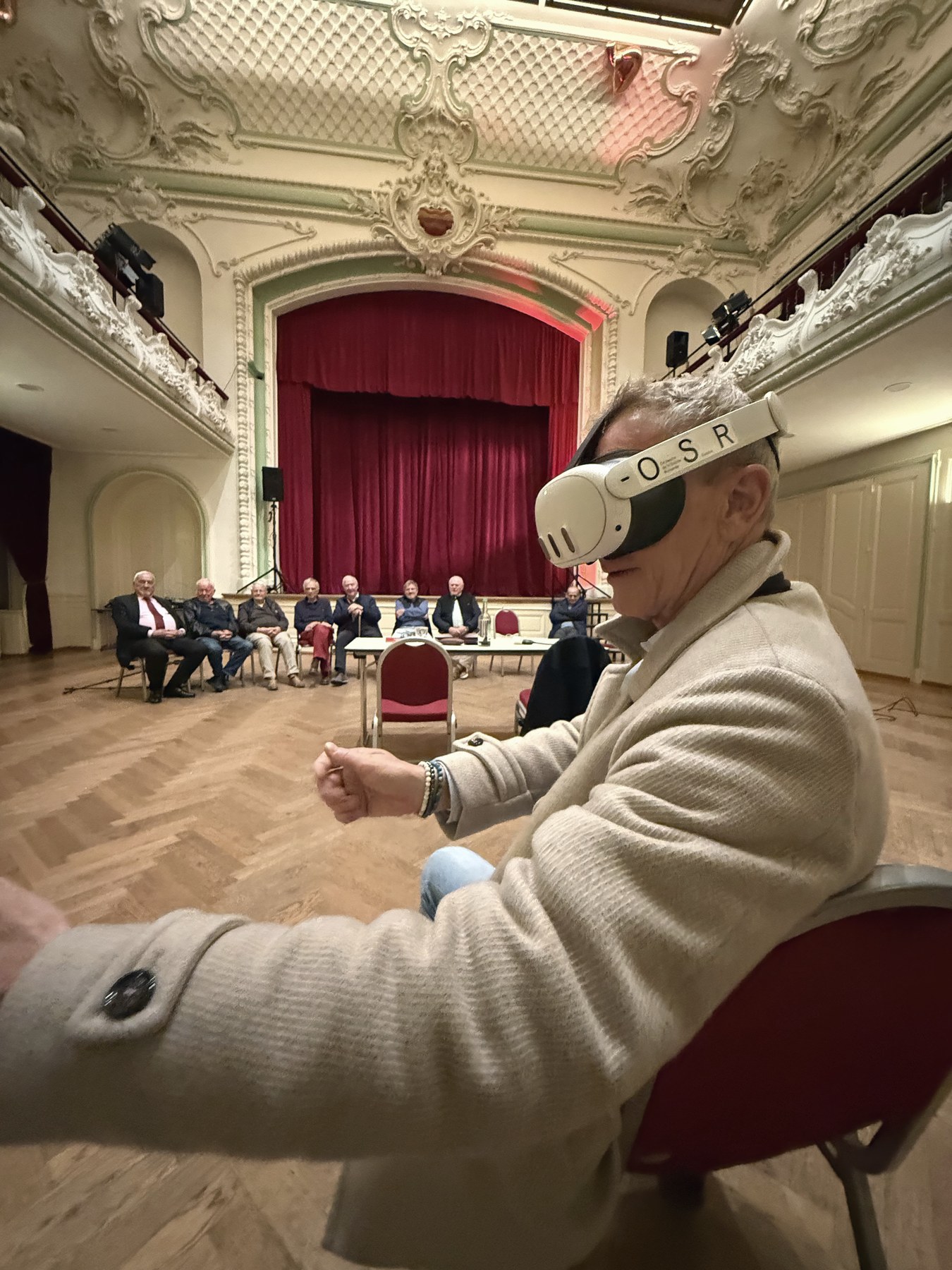 Il piacere di scoprire un’altra prospettiva sul concerto.